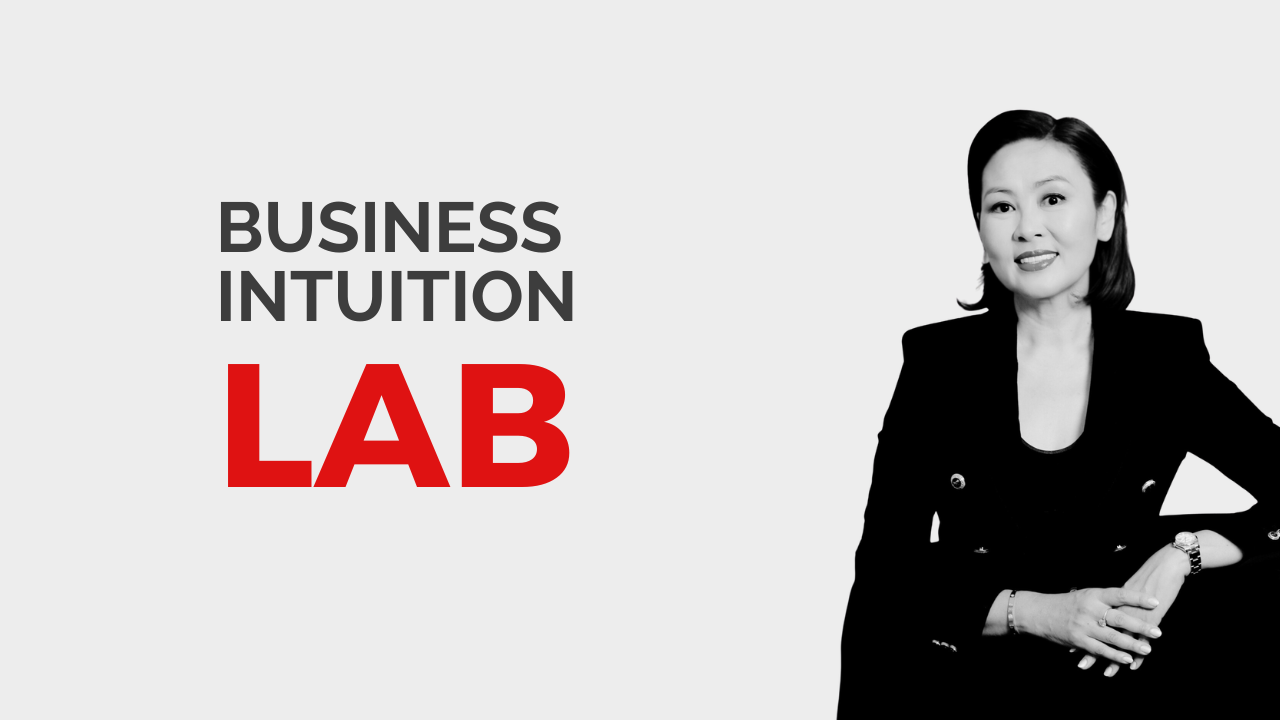 Business Intuition Lab platform with peer conversations and workshops focused on intuition in business and intuitive decision making