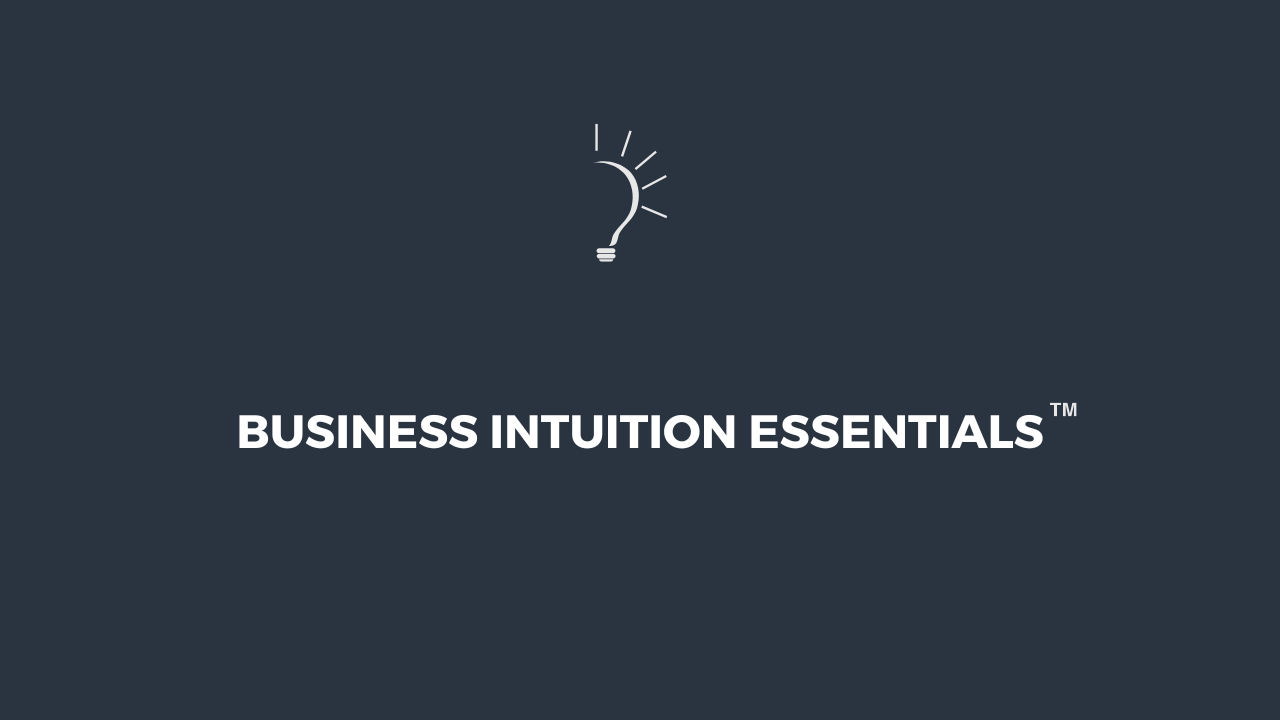 Business Intuition Institute - The Intuitive CEO