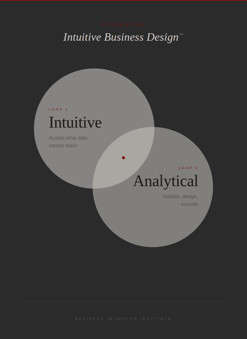 Intuitive Business Design program for entrepreneurs using intuition in business and intuitive decision-making